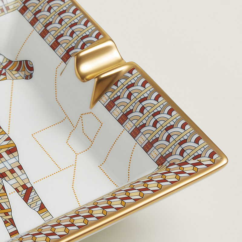 Cheval Deco ashtray - Orange | Hermès USA